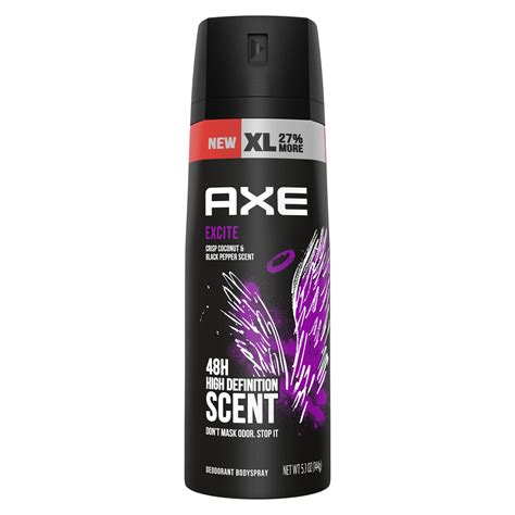 axe deodorant.